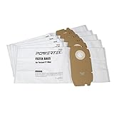 POWERTEC 75036 Self-Cleaning Filter Bag for Festool CT Mini 498410(5-Pack)