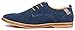 Kempin Men's Casual Leather Suede Oxford Shoes Flats
