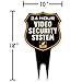 Signs Authority Warning 24 Hour Video Surveillance Sign - No Trespassing Outdoor Signage - Heavy Duty Ground Stakes, Reflective Aluminum Panels - Alert System for Homes, Business, Private Property