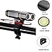 DiKoMo Bike Light Front and Back 2400 Lumen 2 LED Best Mountain Bike Lights for Night Riding, Rechargeable Bicycle Headlight & Free Rear Light for Road Bike Bycicle Accessories for Kids & Adult