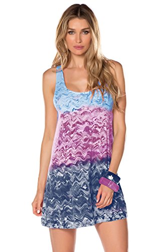 Becca by Rebecca Virtue Women's Cosmic Tank Dress Swim Cover Up