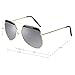 LianSan Designer Oversized Double Bridge Unisex Men Women Large Metal Driver Polarized Sunglasses 808 (silver frame black lenses)