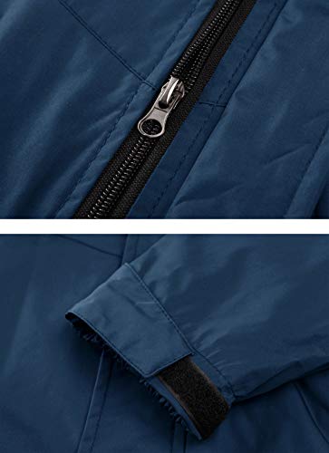 KEFITEVD Outdoor Jacke Herren Wasserdicht Softshell Wanderjacke Multi Funktion Regenjacke Jagd Angeln Freizeitjacke… – Bild 5