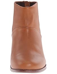 TOMS Women's Leila Booties Warm Tan Leather Boot