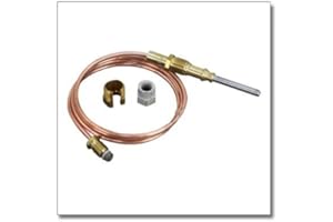 BASO K16BT-36H Series K16 Husky Standard Threaded Thermocouple, 36" Length