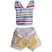 5 Set Doll Clothes Outfit 5 Tops 5 Trousers Pants for Girl's Birthday Gift Xmas Gift