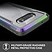 X-Doria Raptic Shield, Samsung Galaxy S10e (Formerly Defense Shield) - Military Grade Drop Tested, Anodized Aluminum, TPU, and Polycarbonate Protective Case, Samsung Galaxy S10e, Iridescent