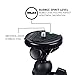 DOKRO iPhone Tripod Flexible with Wrappable Legs, Quick Release Plate (Universal Clip and Bluetooth Wireless Remote Included) for iPhone, Camera, DSLR, GoPro (Black)