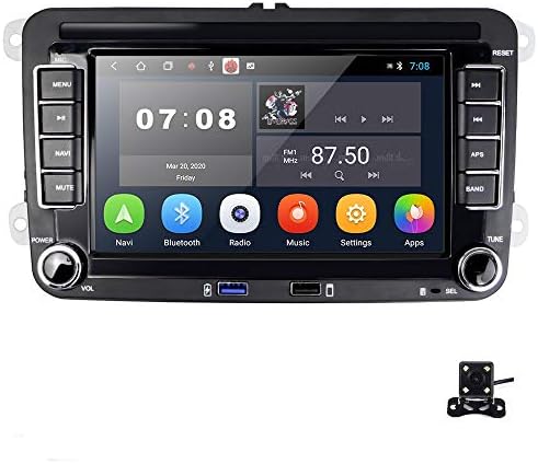 Android 10.0 Car Stereo for VW Passat Golf Jetta Tiguan Double Din 7 Inch Touch Screen Car Radio with Bluetooth GPS Navigation WiFi FM Radio Car Multimedia Player 2 USB Slot Head Unit + Backup Camera Android 10.0 Car Stereo for VW Passat Golf Jetta Tiguan Double Din 7 Inch Touch Screen Car Radio with Bluetooth GPS Navigation WiFi FM Radio Car Multimedia Player 2 USB Slot Head Unit + Backup Camera