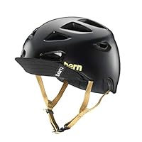 BERN - Melrose Helmet, Satin Black w/Flip Visor, Medium