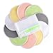 Bambino Boo Organic Bamboo Nursing Pads (10 Pack) | Washable, Soft, Breathable & Absorbent Breastfeeding Pads | Silicone Dots For Stability | Leakproof Outer Layer For Dry Breast | Bonus Laundry Bag