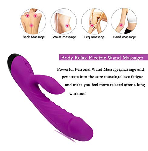 Waterproof Wireless Wand Massager Multi Working Modes USB Rechargeable Relieve Muscle Pain After Exercise, Relax The Pressure