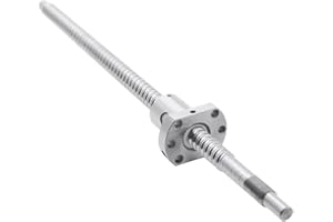 NUIBBYED 300mm Ball Screw SFU1204 RM1204 with Nut (End Processing) Precision Part for CNC Machine