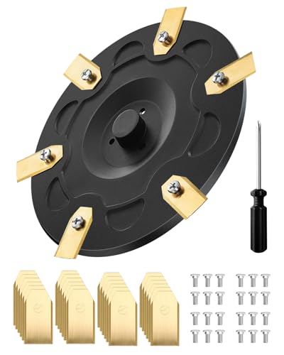 i105E Replacement Blades + Blade Plate + 30 Screws Compatible with Segway Navimow i105E, i108E, i110N, i205 AWD, i208 AWD Robotic Lawnmower Replacement Parts - i205 AWD Blade Disc Accessories for Segway
