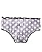 Retro Cute Polka Dot Swimsuits Swimwear Two Piece Bathing Swimming Suits for Women 2XL, Black/White