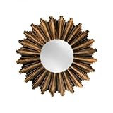 Kole Antiqued Bronze Sunburst Wall Mirror (Kitchen)
