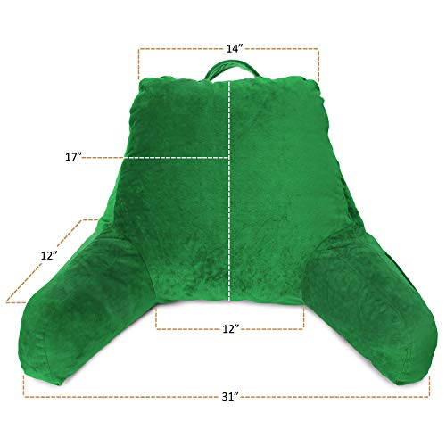 Clara Clark Reading Pillow, Small Bed Rest Pillow with Arms for Kids