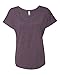 Next Level Ladies' Triblend Dolman 2XL VINTAGE PURPLE