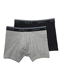 Jockey JKY Active - Calzoncillos tipo bóxer de algodón elástico, 2 unidades