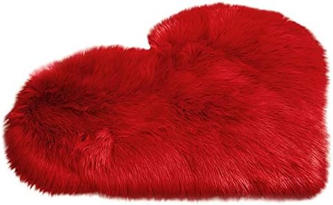Creazy Wool Imitation Sheepskin Rugs Faux Fur Non Slip Bedroom Shaggy Carpet Mats (G)