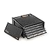 Excalibur 3500B 5-Tray Electric Food Adjustable Thermostat Accurate Temperature Control Faster and Efficient Drying Includes Guide to Dehydration, Black