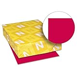 Wausau Papers 22553 Astrobrights Colored Paper 24lb 11 X 17 Re-entry Red 500 Sheets/ream