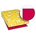 Wausau Papers 22553 Astrobrights Colored Paper 24lb 11 X 17 Re-entry Red 500 Sheets/ream