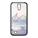 Infinity Anchor Hard Plastic Back Cover Case for Samsung Galaxy S4