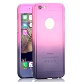 iPhone 6S 4.7inch Case,GBSELL Colorful Luxury Ultra-thin Shockproof Armor Back Cover (Pink Gray )