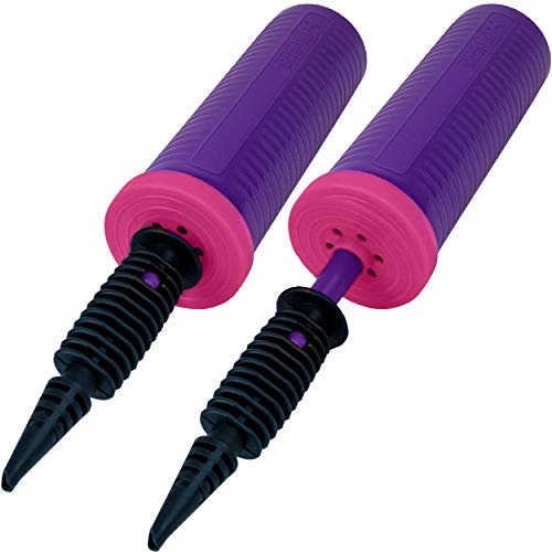 Balloon Pump Hand Held, Inflator Air Pump for Balloons - Dual Action - 2 Pack: friends can help - 2-Way - Lifetime Satisfaction Guarantee - Manual Baloon Inflators - Ballon Pump - Balloon Blower