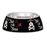 Loving Pets Bad to The Bone Milano Bowl for Dogs, Large