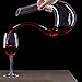 Zalik Wine Decanter U Shaped Horn Design - Superior Quality Crystal Hand Made Wine Aerator large Wine Carafe Holds 1800 ML - Lead Free The Premium Gift For Wine Lovers