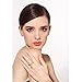 Bella Lotus Delicate Butterflies 18k Yellow Gold Plated CZ Diamond Women Party Rings, Size 6.5