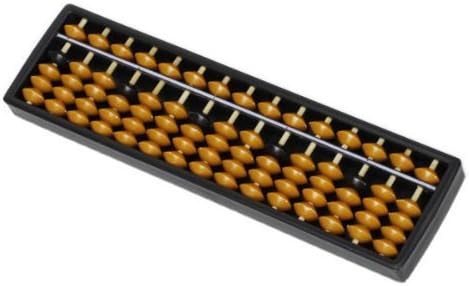 Mini Plastic Abacus Arithmetic Soroban Calculating Tool 15 Digits