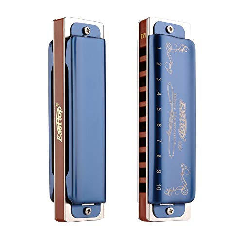 image for Professional Harmonica Blues Key of E 10 Hole 20 Tone Heavy Duty wit