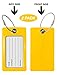 Luggage Tags Business Card Holder by TUFFTAAG - Durable Travel ID Bag Tag, Secure & Flexible, Perfect for Suitcases, Backpacks, and Carry-Ons, Easy Identification