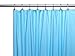 Carnation Home Fashions 3-Gauge Vinyl Shower Curtain Liner with Metal Grommets, Light Blue