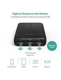 RAVPower - Batería portátil (22000 mAh), Nuevo