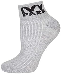 Ivy Park Logo Ankle Socks (by Beyonce) (Grey)