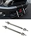 Universal Polished Adjustable Front Bumper Lip Splitter Support Strut Rod Tie Bars- A Pair (Chrome)