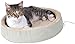 K&H Pet Products Thermo-Kitty Cuddle Up Heated Pet Bed Sage 16