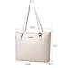 ECOSUSI Women's Top Handle Handbags Purse Tote Shoulder Bag, Beige