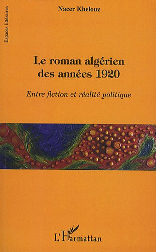 Le  roman algérien des années 1920