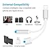 Lightning to 3.5 mm Headphone Jack Adapter for iPhone 8 /8Plus/7/7Plus/X/10/XR/Xs/XS max Dongle Earphone AUX Lightning Headphone Adapter Splitter Audio & Charge Connector Cable Support iOS 12 or Later