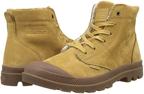 Palladium Men's Pallabrousse LT Leather Boots, Brown in Oman