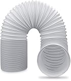 Air Conditioner Portable Exhaust Hose - 5.9 in Diameter Size - 59 in Long - Universal Flexible Counter Clockwise Room Airconditioners AC Vent Replacement Tube - Window Kit Extension Accessories Parts