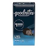 GoodNites Bedtime Bedwetting Underwear for Boys, L-XL, 11 Ct. (Packaging May Vary)