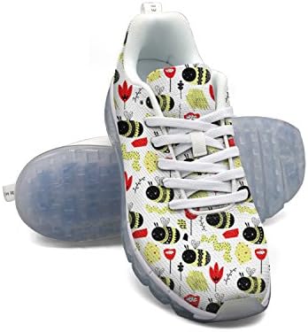 Winging Childish Cute Bumble Bee Womens Casual Breathable Air Cushion Max Running Athletic Sneakers Shoes