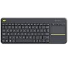 Logitech K400 Plus tastiera RF Wireless QWERTY Turco Black