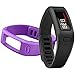 Garmin Vivofit Fitness Tracker w/ 4 Bands Total (2 Large, 2 Small Purple & Black) (D132)